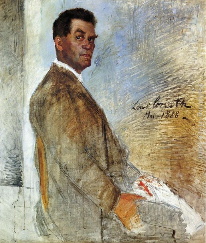 Lovis Corinth Portrait of Franz Heinrich Corinth (unfinished)
